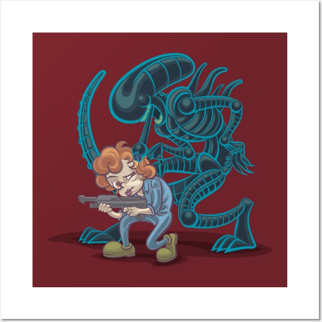 good ole Alien Wall Art by majanation